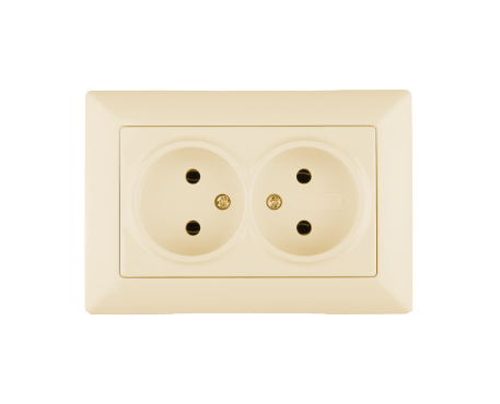 Double Prise simple beige