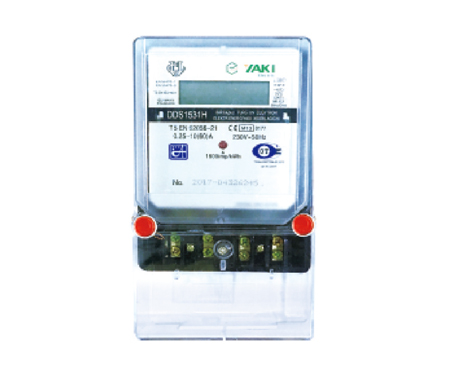 Compteur électronique monophasé à affichage digital en plastique DDS 1531 H